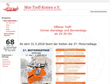 Tablet Screenshot of mot-treff-kotten.de